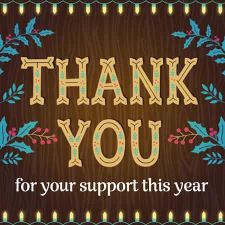 Thank you for all your support!