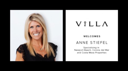 VILLA WELCOMES ANNE STIEFEL
