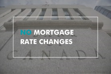 No Mortgage Rate Changes - Bank of Canada