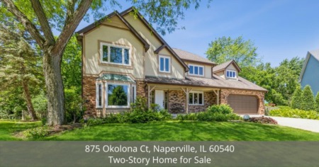 875 Okolona Ct, Naperville, IL 60540 | Two-Story Home for Sale