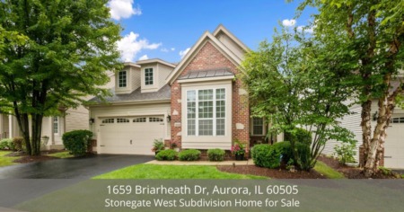 1659 Briarheath Dr, Aurora IL 60505 | Stonegate West Subdivision Home Sale