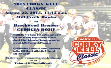 Mill Creek Hawks play at 2015 Corky Kell Classic
