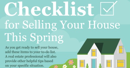 Checklist for Selling Your House This Spring [INFOGRAPHIC]