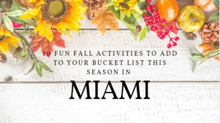 10 Fun Fall Activities to Add to Your Bucket List This Season in Miami