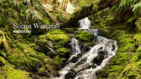 Secret Waterfall in Nanoose Bay - Live the island Life