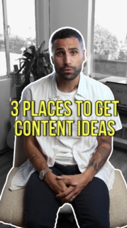 3 Places to Get Content Ideas  