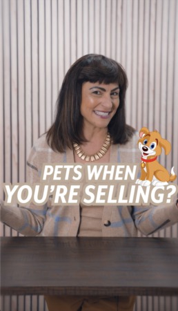 Dealing with pets when you're selling