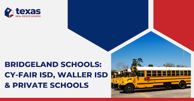 Bridgeland Schools: Cy-Fair and Waller ISD Schools Near Bridgeland
