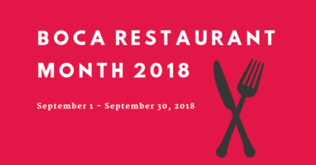 Boca Restaurant Month 2018