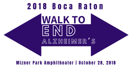 2018 Boca Raton Walk to End Alzheimer's | October 28, 2018