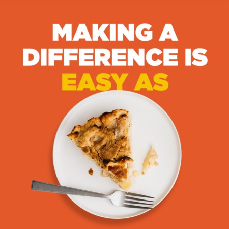 One pie can make a huge difference!