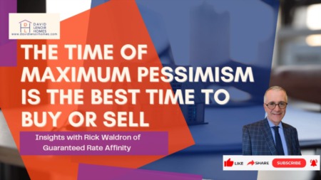 The Time of Maximum Pessimism is the Best Time to Buy or Sell