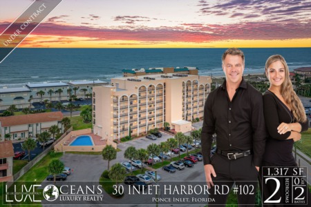 Under Contract Tidewater Condo 102 in Ponce Inlet 