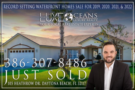 105 Heathrow Drive Just Sold  | Daytona Beach Florida Real Estate