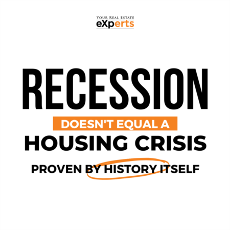 Recession doesn't equal to Housing Crises proven by History!