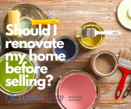 Should I Renovate My Home Before Selling?
