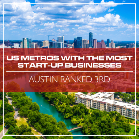 Austin Ranked 3rd Among 53 U.S. Metros With The Most Start-up Businesses