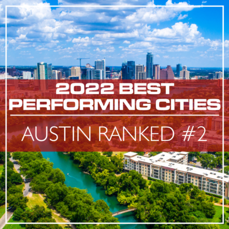 Austin Ranked 2nd in 2022 Best Performing Cities