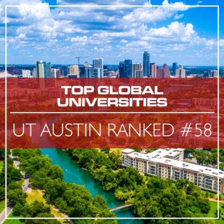 UT Austin Ranked #58 in Top Global Universities