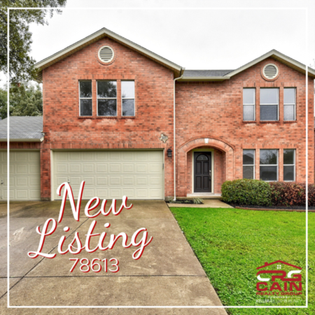 Updated 2-Story Brick Home in Cedar Park Just Listed!