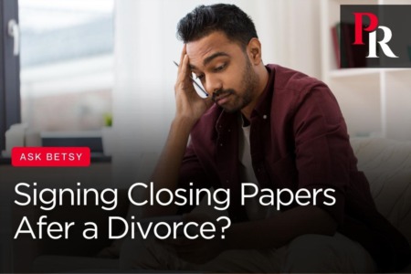 Signing Closing Papers After a Divorce