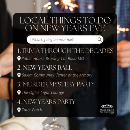 Things to Do in Central Missouri on New Years Eve