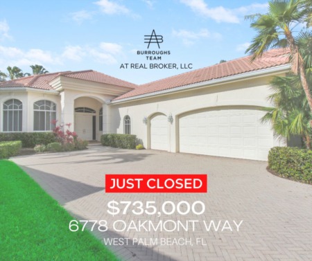 Just Sold: Luxurious Oasis in West Palm Beach, FL
