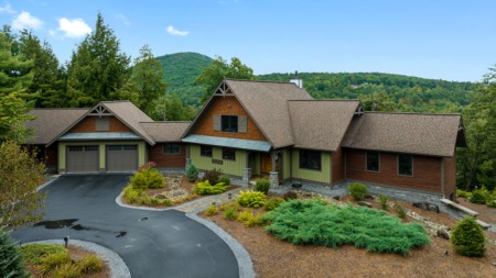 For Sale - Luxury Adirondack Riverfront Home - 6146 Rt 9N, Corinth