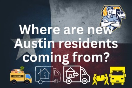 Where are new Austin residents moving from in 2023?