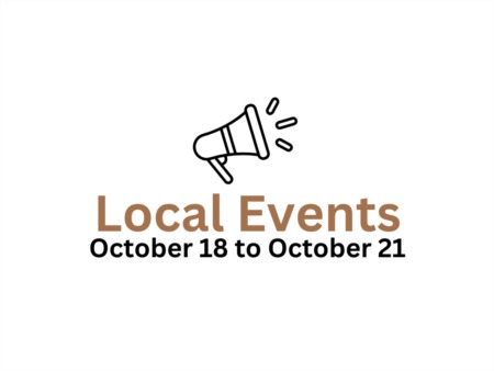 Local Events from October 18 to 21, 2023 
