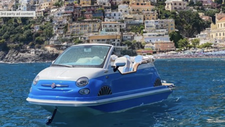 The Fiat 500 Offshore Transforms the Amalfi Coast and Miami Waters