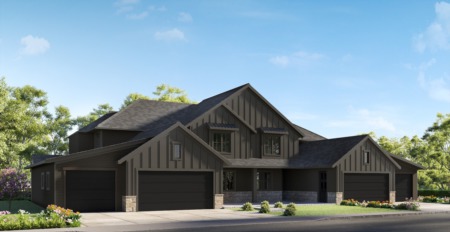 New lakeside luxury twin homes start construction, with many options to customize