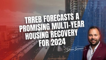 TRREB forecasts that the GTA's multi-year housing recovery will begin in 2024.