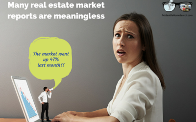Why many real estate market reports are meaningless.