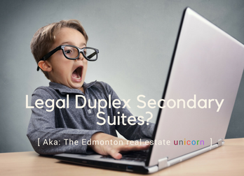 Do legal secondary suites in half duplexes exist in Edmonton? 