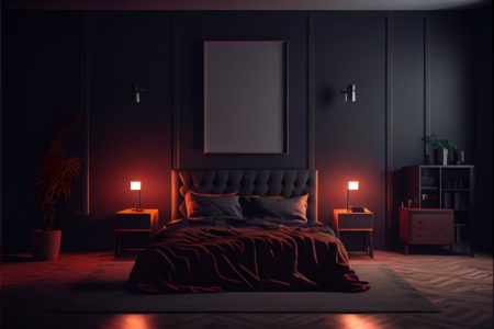 How to Make Your Bedroom Moody and Dark on a Budget