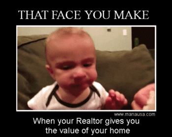 That Face You Make When Your Realtor Gives You The Value Of Your Home