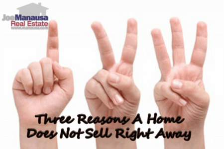Three Reasons A Home Does Not Sell Right Away