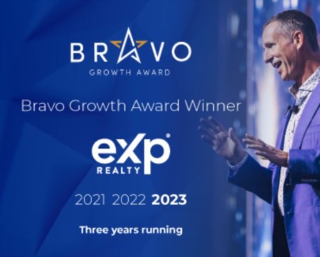 eXp Realty Earns Bravo Growth Award for Third Straight Year for Its Revenue Growth