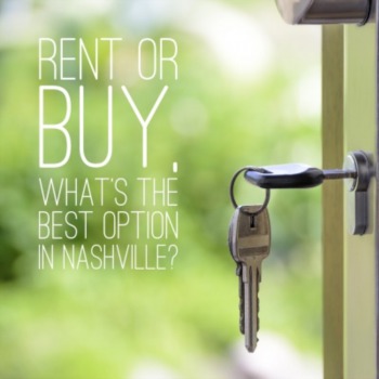 To buy or rent, what's the best option in Nashville?