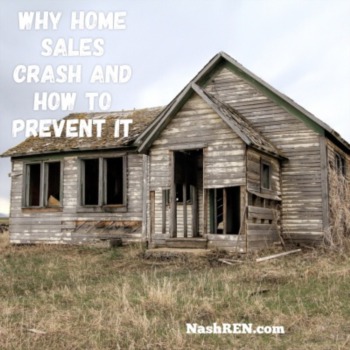 Why home sales crash and how to prevent it