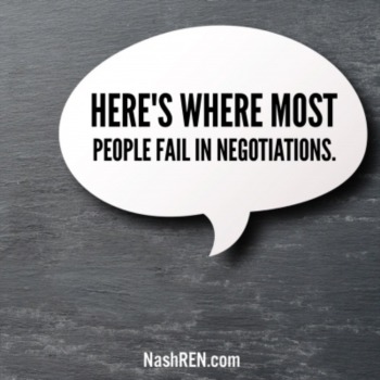 Here's where most people fail in negotiations