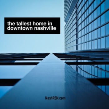 The tallest home in downtown Nashville