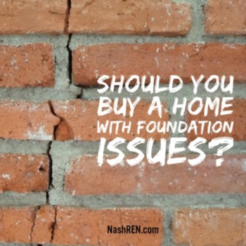 Should you buy if there are foundation issues?