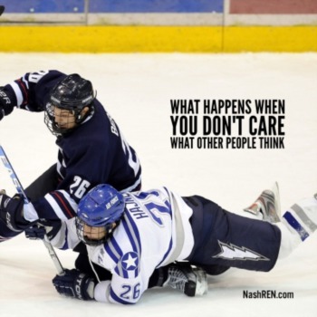 What happens when you don't care what other people think