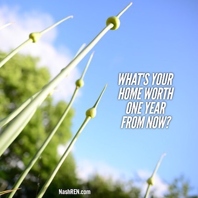 What's your home worth one year from now?