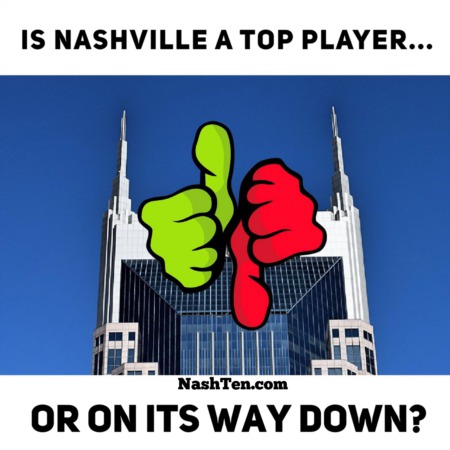 Is Nashville A Top Player Or On It's Way Down?