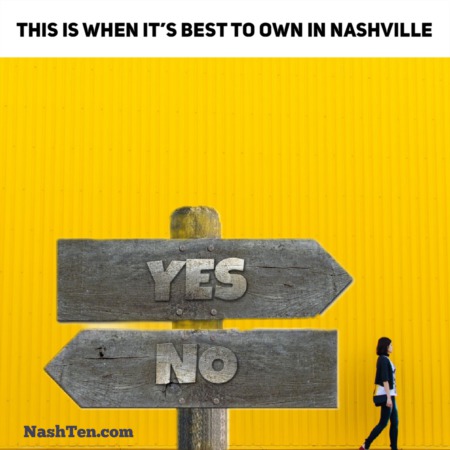 This is when it's best to own in Nashville