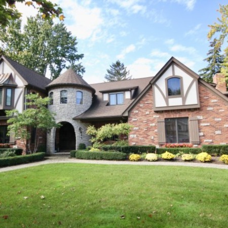 An Impeccable Tudor Mansion in Birmingham, Michigan