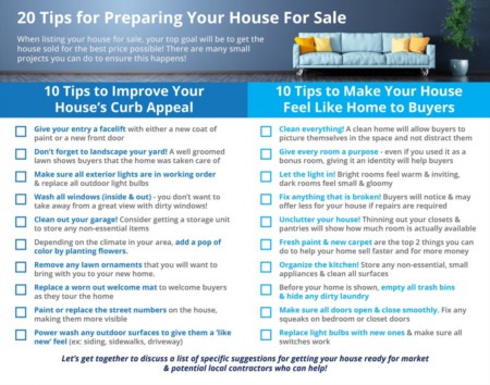 20 Tips for Preparing Your House for Sale This Fall